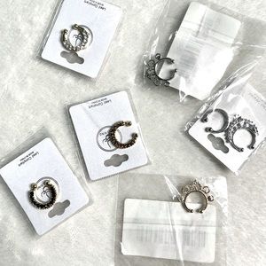 7 Faux Nose Ring Septum Rings NEW